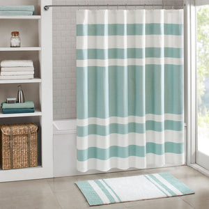 Aqua Shower Curtain with 3M Scotchgard Water Repellency - 72x72