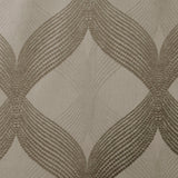Ogee knitted jacquard total blackout curtain panel (only 1 pc panel)