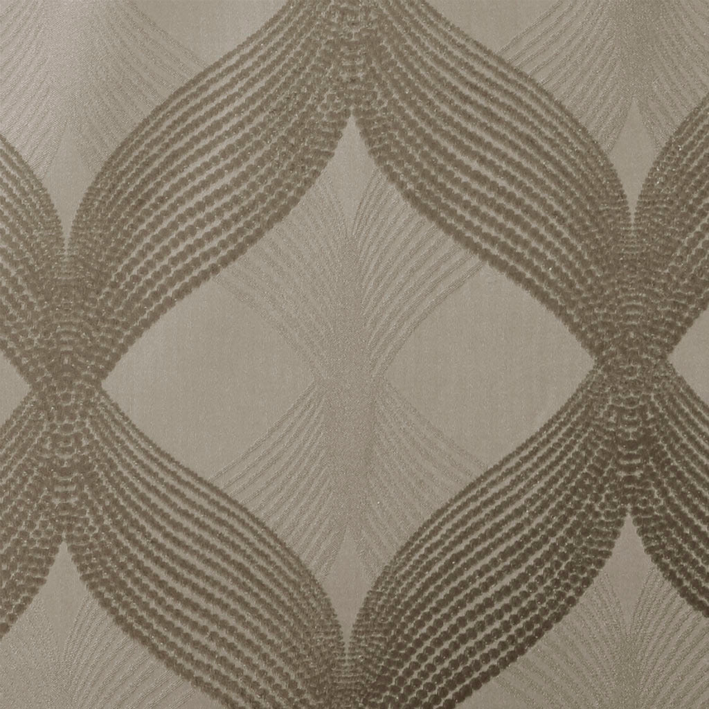 Ogee knitted jacquard total blackout curtain panel (only 1 pc panel)