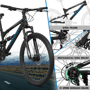 A26207 26 Inch Steel Frame Mountain Bike