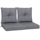 Outdoor Deep Seat Cushions for Patio Furniture, Set of 2