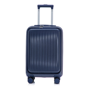 ABS Spinner Luggage Set with Combination Lock - Navy