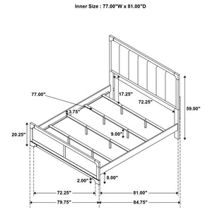 Harbington - Panel Bed