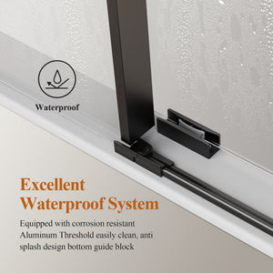 Frameless Single Sliding Shower Door