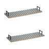 Mango-Wood-Tray-with-Geometric-Design-and-Metal-Handle-Accents-(Set-of-2)-Serving-Trays