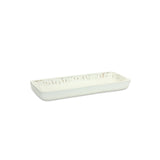 White Washed Mango Wood Dough Bowl Tray (Set of 2)