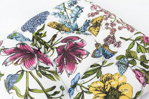Outdoor Chair Cushions Set of 2, Botanical Floral