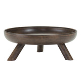 Metal Bowl Pedestal with Legs (Set of 2)
