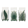 Metal Leaf Candle Holder (Set of 6)