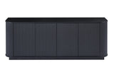 Modern Fluted Sideboard Storage Cabinet