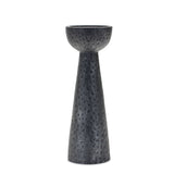 Hammered design candle holder (set of 2)