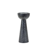 Hammered design candle holder (set of 2)