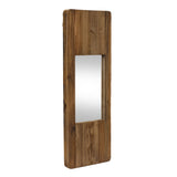 Rustic Wooden Wall Mirror 29"H