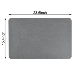 24'' x 15'' Diatomaceous Quick-Drying Stone Bath Mat