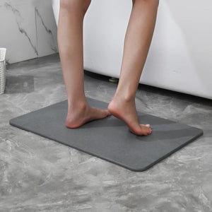 24'' x 15'' Diatomaceous Quick-Drying Stone Bath Mat