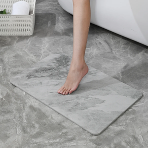 4 Colors! - 24" x 15" Diatomaceous Quick-Drying Stone Bath Mat