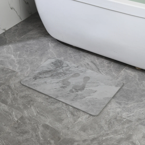 4 Colors! - 24" x 15" Diatomaceous Quick-Drying Stone Bath Mat