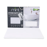 Off White Wave Stone Bath Mat - Dimensions: 24"x15"