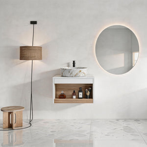 Floating Bathroom Vanity With Vessel Sink