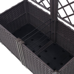 Poly Rattan Garden Planter