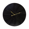 Modern Wood Wall Clock with Gold Hands 19.5"D