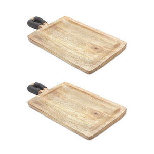 Mango-Wood-Cutting-Board-Style-Tray-(Set-of-2)-Serving-Trays