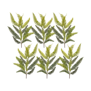 Varigated-fern-spray-(set-of-6)-Artificial-Flowering-Plants