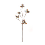 Blue and Orange Wire Butterfly Spray (Set of 6)
