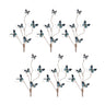 Blue and Black Wire Butterfly Spray (Set of 6)