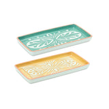 Ornamental Ceramic Tray (Set of 6)