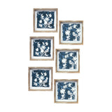 Wood-Framed-Floral-Outline-Print-(Set-of-6)-Wall-Art