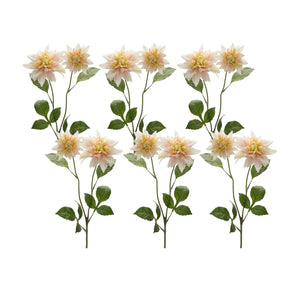 Pink-dahlia-flower-stem-(set-of-6)-Artificial-Flowering-Plants