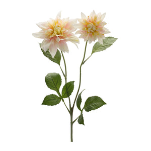 Pink dahlia flower stem (set of 6)