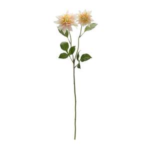 Pink dahlia flower stem (set of 6)