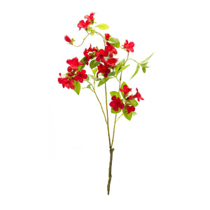 Red floral and bud spray (set of 6)