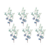 Blue-silver-dollar-eucalyptus-leaf-spray-(set-of-6)-Artificial-Flowering-Plants