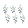 Blue-silver-dollar-eucalyptus-leaf-spray-(set-of-6)-Artificial-Flowering-Plants