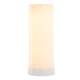 LED FIA Flame Designer Candle with ORANGE Hue 7.5"H