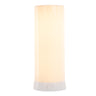 LED FIA Flame Designer Candle with ORANGE Hue 7.5"H