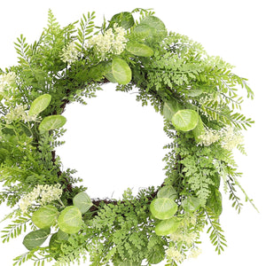 Mixed Fern Foliage Wreath 27.5"D
