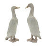 Distressed-Stone-Standing-Duck-Garden-Statue-(Set-of-2)-Sculptures-&-Statues