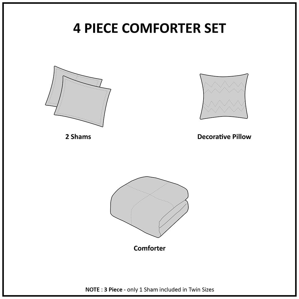 Velvet comforter set - 1  twin/twin xl