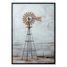 Framed Windmill Canvas Print 28"H