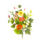 Mixed-poppy-floral-bush-(set-of-6)-Artificial-Flowering-Plants