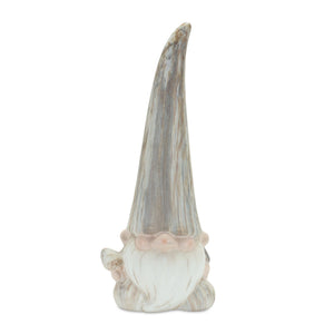 Modern Terra Cotta Gnome Figurine with Marble Finish (Set - 2)
