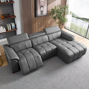 Wall-Hugger Reclining Sofa Modern Electric Control