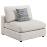 Duncan- Armless Chair With Removable Cushions