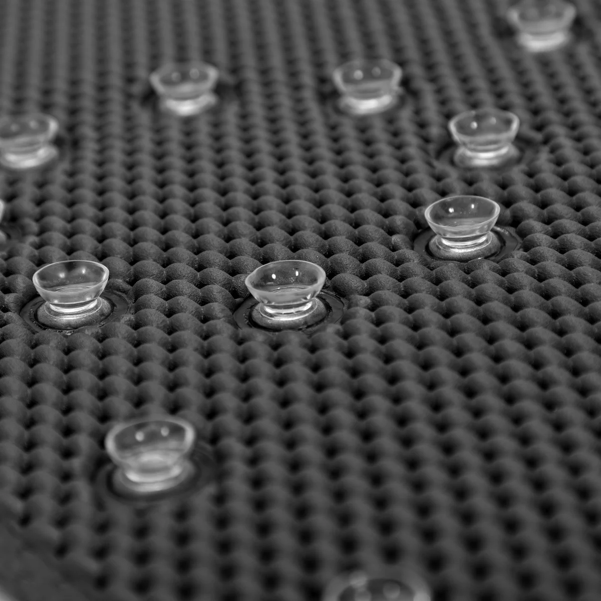 36 in. x 17 in. Non-Skid Double Foam Bath Mat with 58 Suction Cups
