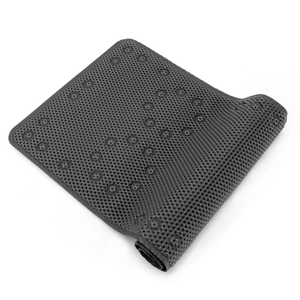 36 in. x 17 in. Non-Skid Double Foam Bath Mat with 58 Suction Cups