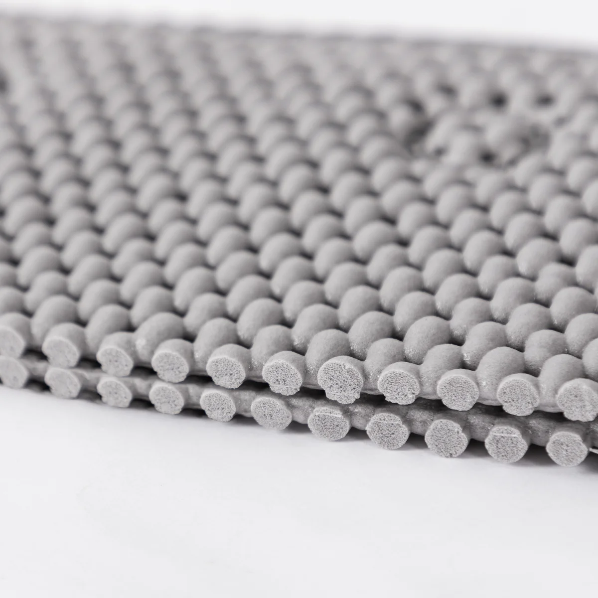 36 in. x 17 in. Non-Skid Double Foam Bath Mat with 58 Suction Cups